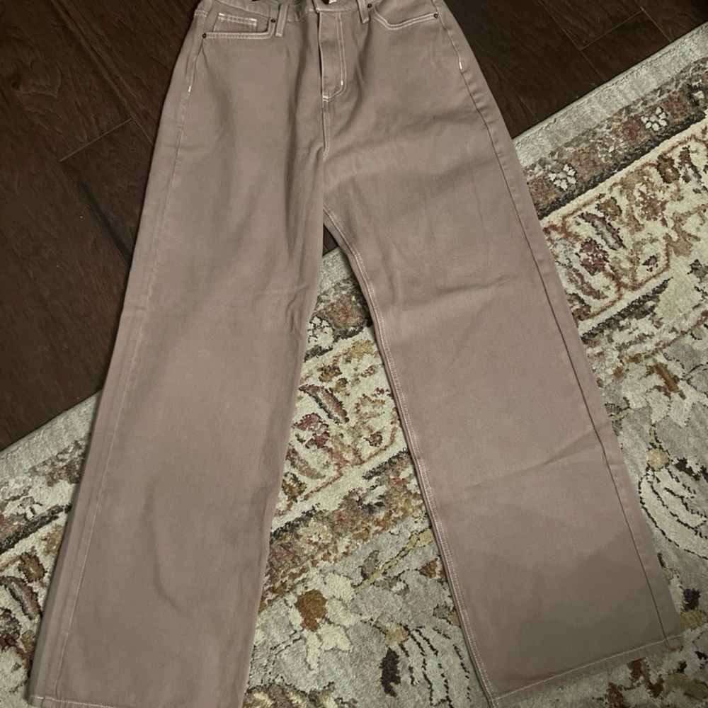 Fashion Nova Mauve Wide-Leg Pants Size 7